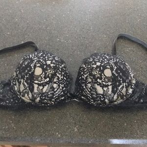 Black lace Victoria Secret bra